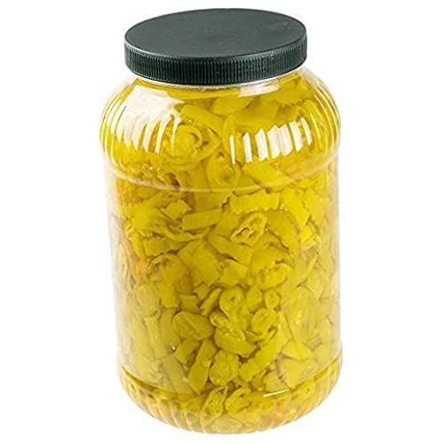 Mild Banana Pepper Rings 1 Gallon - 4/Case .4. pack -3.64 Pound (Pack of 4)