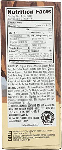Clif Bar Energy White Chocolate Macadamia Nut, 14.4 Ounce
