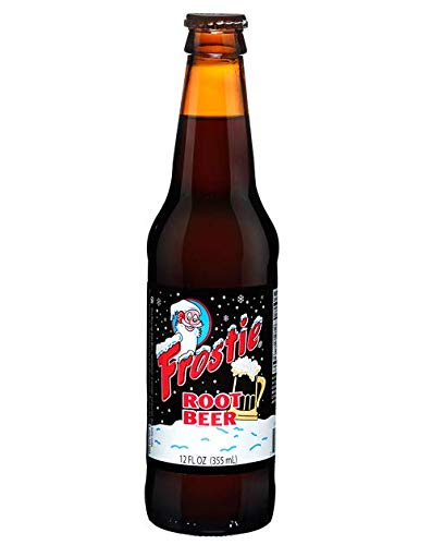 Frostie Soda 12 ounce Glass Bottles (Root Beer, 12)