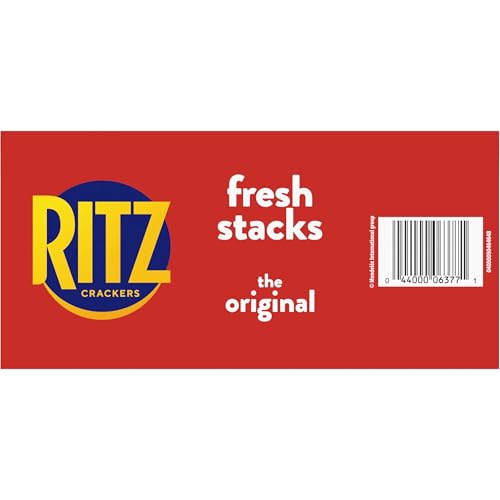 RITZ Fresh Stacks Original Crackers, Party Size, Travel Snacks, 23.7 oz (16 Multi Snack Packs)