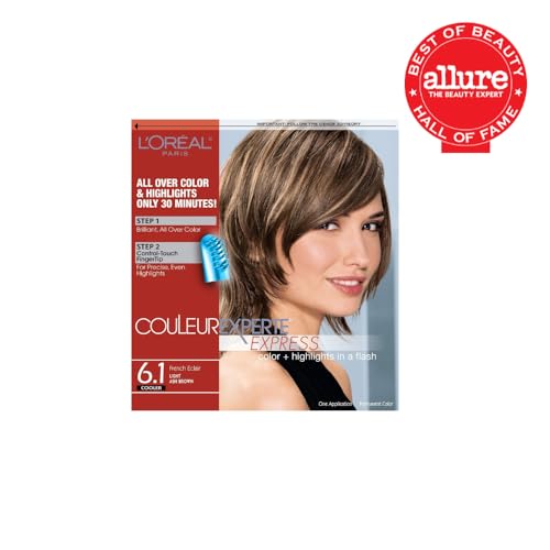 L'Oreal Paris Couleur Experte 2-Step Home Hair Color and Highlights Kit, French Ã‰clair