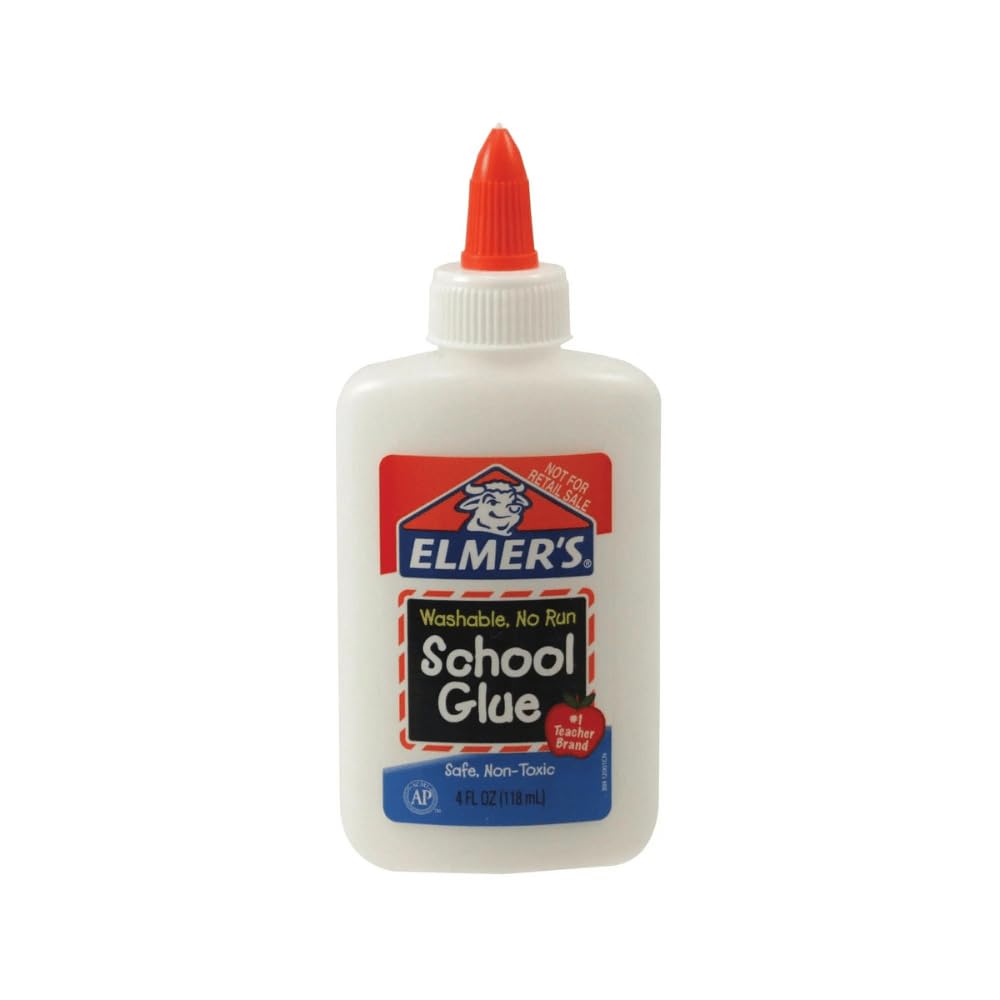 Elmers Liquid School Glue VLLVvz, Washable, 4 Ounces, 2 Count