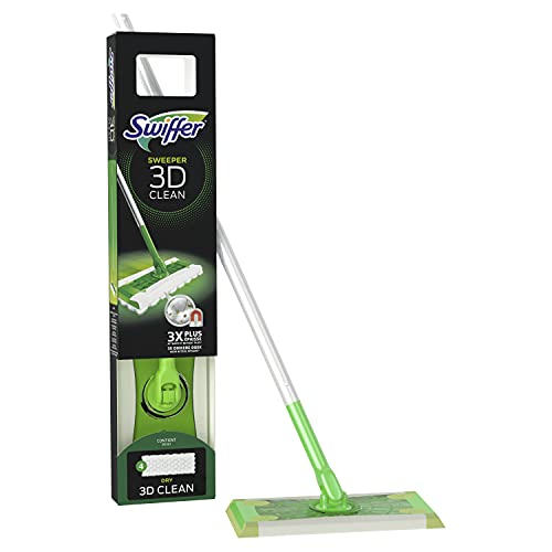 Swiffer 3D Dust Catcher Mop Starter Kit 4 Dry Wipes/2 Wet Wipes
