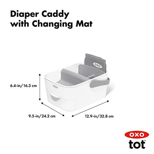 OXO Tot Diaper Caddy with Changing Mat