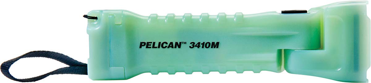 Pelican 3410 Right Angle LED Flashlight with Magnetic Clip (Photo Luminescent Body)