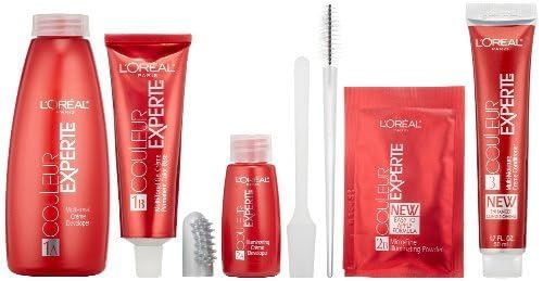 L'Oreal Paris Couleur Experte 2-Step Home Hair Color and Highlights Kit, French Ã‰clair