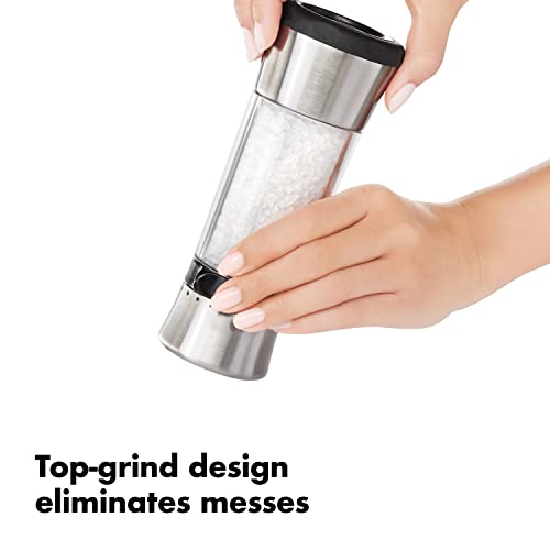 OXO Good Grips Sleek Adjustable Salt and Pepper Mill Set