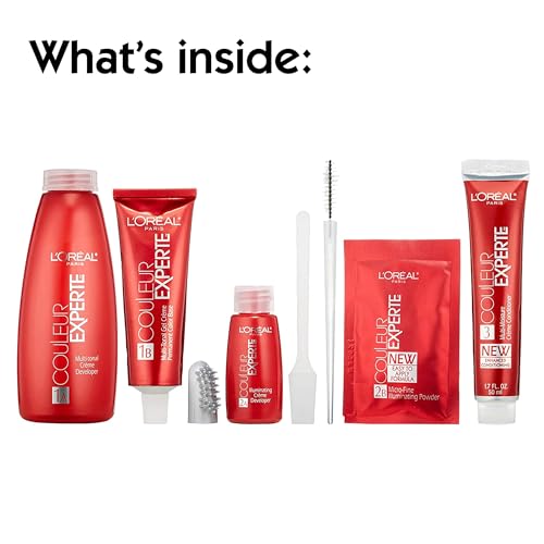L'Oreal Paris Couleur Experte 2-Step Home Hair Color and Highlights Kit, French Ã‰clair