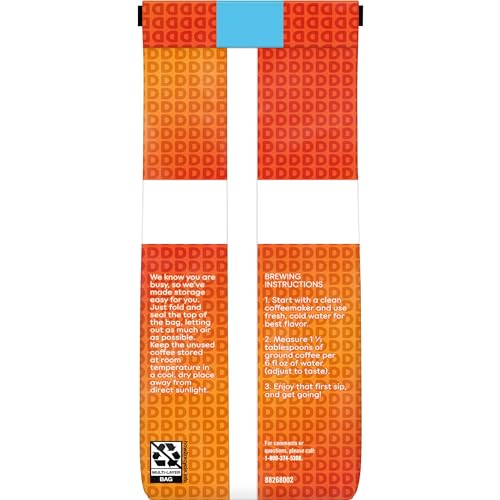 Dunkin' French Vanilla Flavored Ground Coffee, 12 Ounces (Pack of 6)