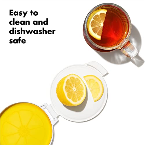 OXO Good Grips Cut & Keep Reusable Silicone Produce Saver Set - Onion and Lemon