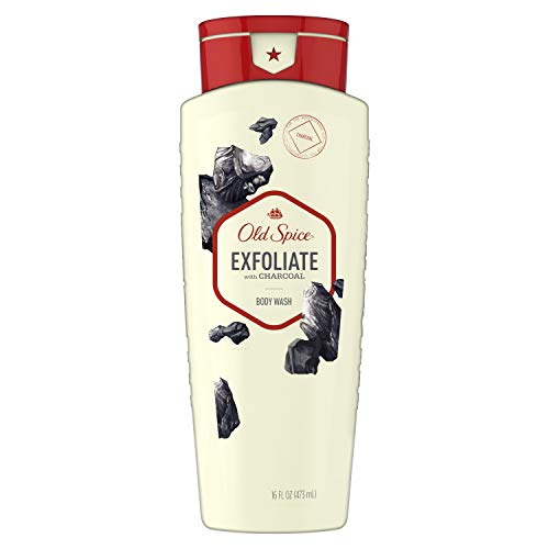 Old Spice Body Wash for Men Exfoliate With Charcoal Scent Inspired By Nature 16 Oz