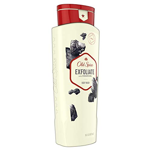 Old Spice Body Wash for Men Exfoliate With Charcoal Scent Inspired By Nature 16 Oz