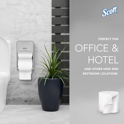 ScottÂ® Essential Coreless High-Capacity Standard Roll Bulk Toilet Paper (04007), 2-Ply, White (1,000 Sheets/Roll, 36 Rolls/Case, 36,000 Sheets/Case)