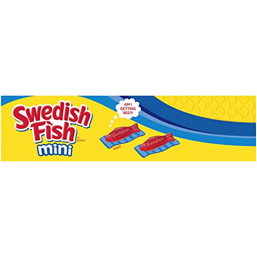 SWEDISH FISH Mini Soft & Chewy Candy, Easter Candy, 24 - 2 oz Bags