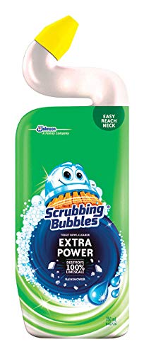 Scrubbing Bubbles 71585 Toilet Bowl Cleaner, Heavy-Duty, Rain Shower, 24 oz. - Quantity 6