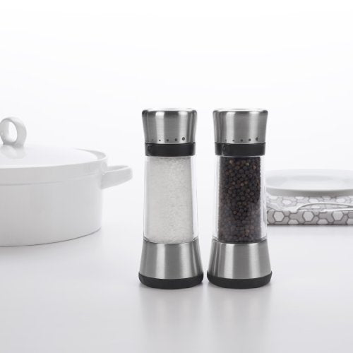 OXO Good Grips Sleek Adjustable Salt and Pepper Mill Set