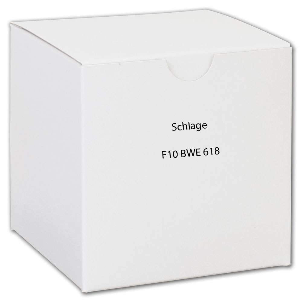 SCHLAGE F10 BWE 618 Bowery Knob Hall and Closet, Polished Nickel