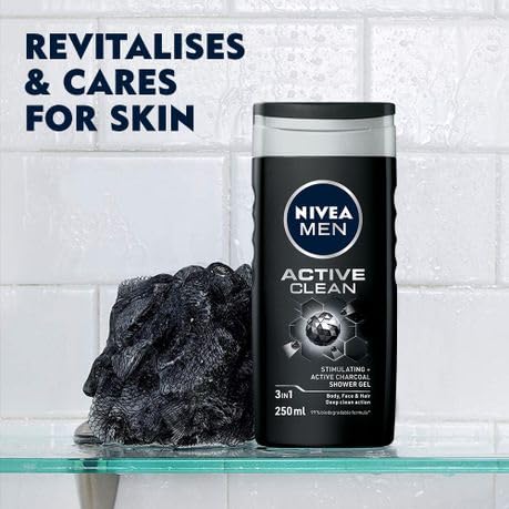 Nivea Men Active Clean Shower Gel(250 ml)