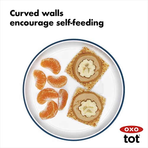 OXO Tot Stick & Stay Suction Plate, Navy