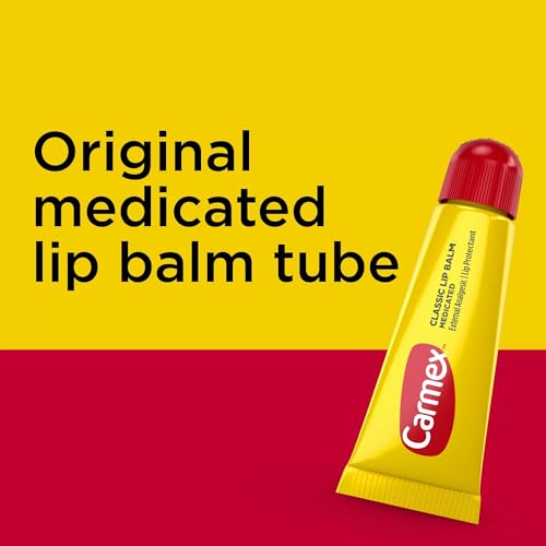 Carmex Classisc Lip Balm Medicated 0.35 oz ( Pack of 6)