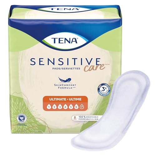 Tena Intimates Ultimate Absorbency Incontinence/Bladder Control Pad, Regular Length, 33 Count (Packaging May Vary)