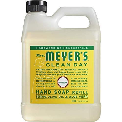 Mrs. Meyer's Hand Soap Variety, 1 Honey Suckle Refill, 1 Honey Suckle Hand Soap, 1 CT