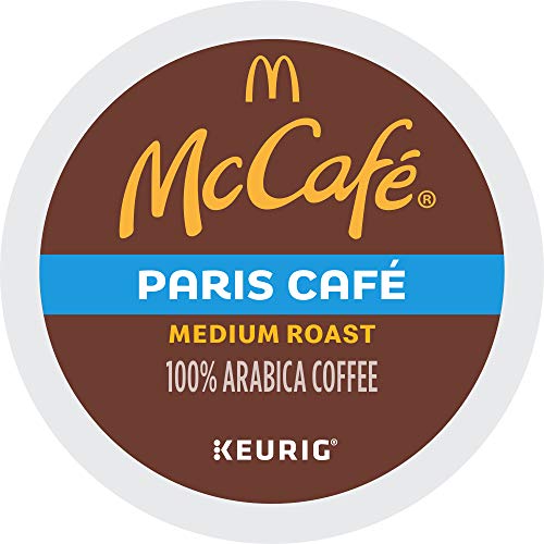 McCafe Paris Cafe, Single Serve Coffee Keurig K-Cup Pods, Medium Roast Coffee, 72 Count