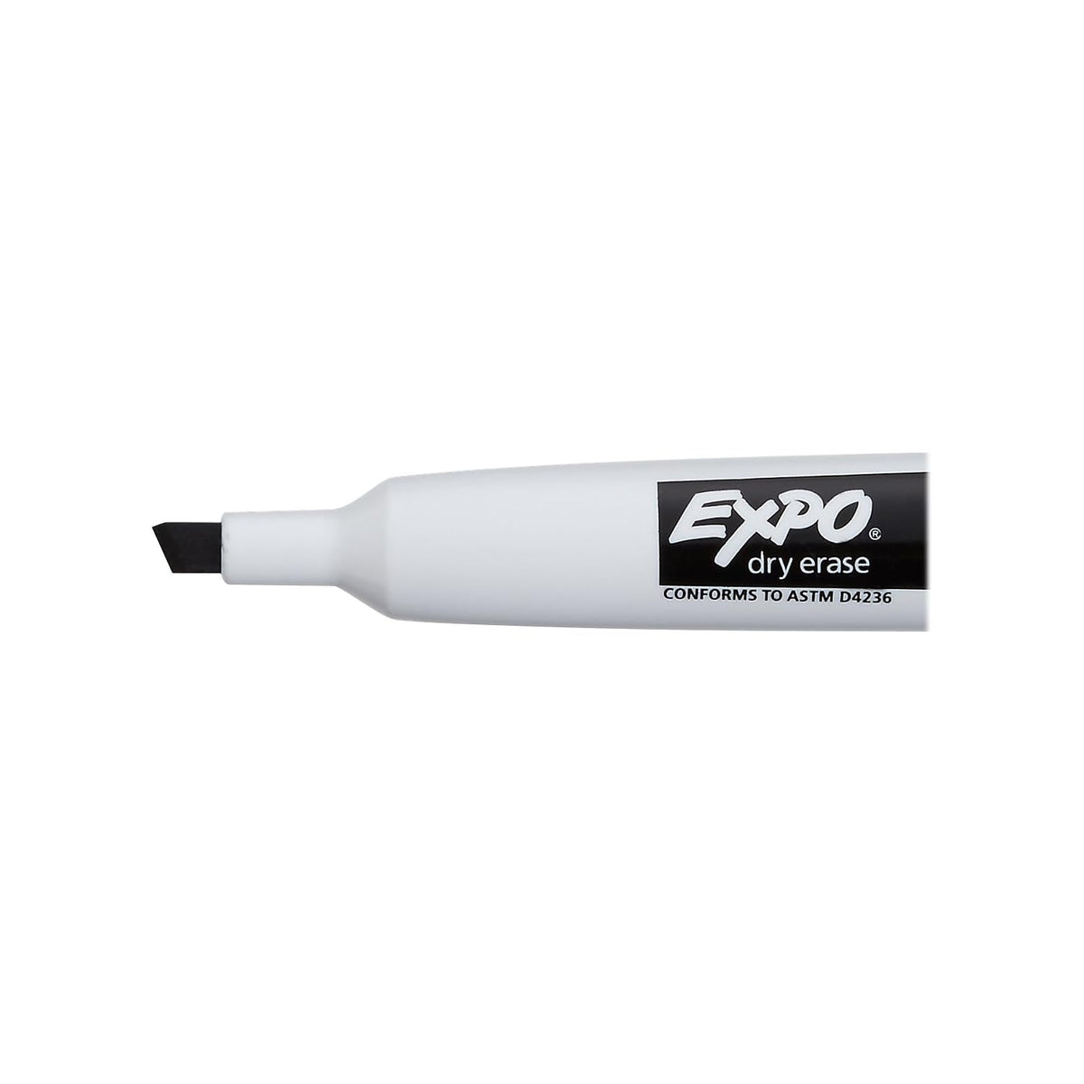 EXPO 1944729 Magnetic Dry Erase Marker Chisel Tip Black 4/Pack