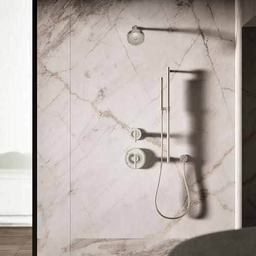 Kohler 21335-BN Shift®+ Round two-function handshower, 2.5 gpm, Vibrant Brushed Nickel