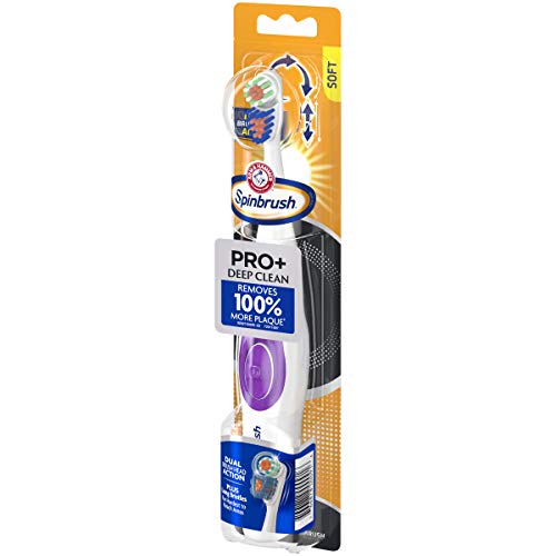 Spinbrush Truly Radiant Toothbrush, Deep Clean, Colors May Vary