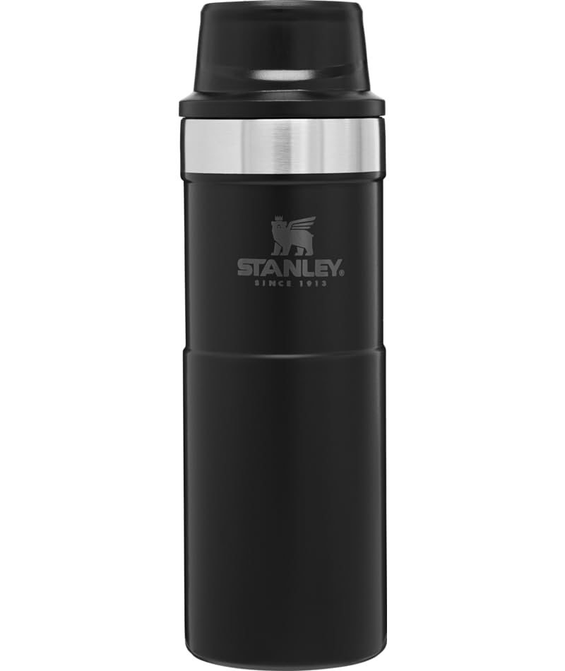 Stanley, Mug Travel Trigger-Action Matte Black Classic 20 Ounce