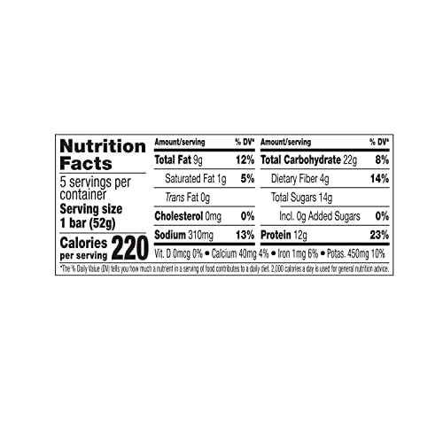 RXBAR Protein Bars, 12g Protein, Gluten Free Snacks, Maple Sea Salt (6 Boxes, 30 Bars)