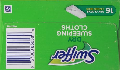 Swiffer Sweeper Dry Sweeping Pad Multi Surface Refills for Dusters Floor Mop, Gain, 16 Count (Packaging May Vary)