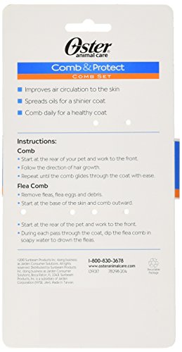 Oster Animal Care Clean & Healthy Comb Set