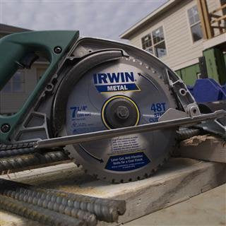 IRWIN Tools Metal-Cutting Circular Saw Blade, 7 1/4-inch, 48T (4935555)