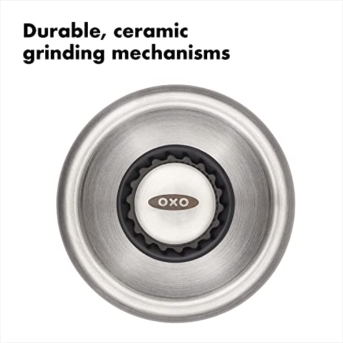 OXO Good Grips Sleek Adjustable Salt and Pepper Mill Set