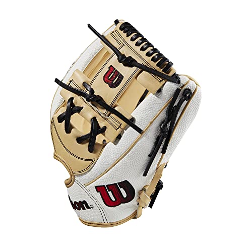 WILSON 2023 A2000Â® H12SS Fastpitch Glove - 12", Right Hand Throw, Infield, White/Blonde