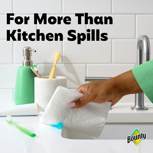 Bounty Paper Towels Select-A-Size, White, 4 Triple Rolls = 12 Regular Rolls