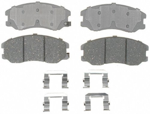 ACDelco 14D1264CH Advantage Ceramic Front Disc Brake Pad Set with Hardware