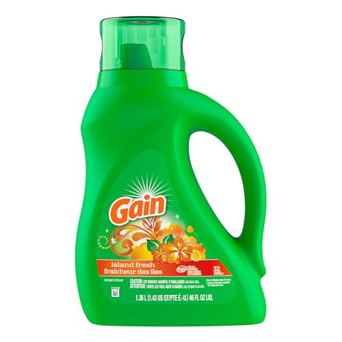 Gain Island Fresh 46 FL oz (1.36L) Liquid Detergent