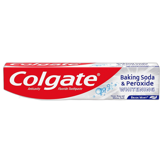 Colgate Baking Soda and Peroxide Whitening Bubbles Toothpaste, Brisk Mint, 8 Ounce