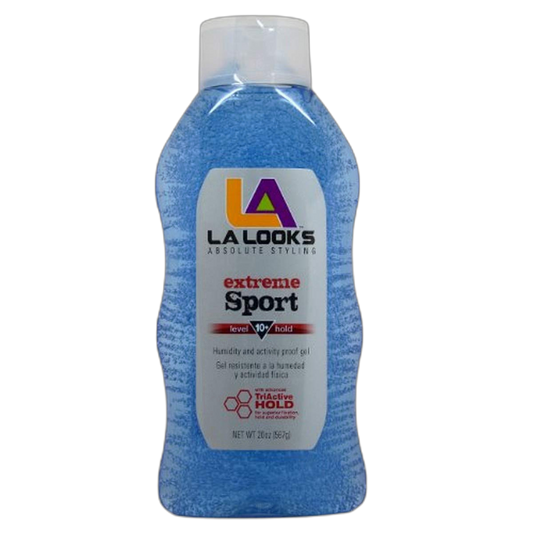 LA Looks Sport Xtreme Hold Gel, Hold Level 10+, 20 Ounce, (Pack of 1) (1088402)