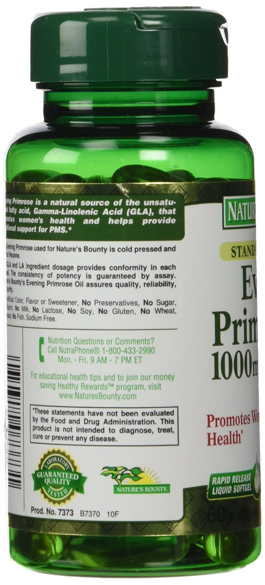 Nature's Bounty #7373 EV Prim 1000mg 60 Cnt product image 1