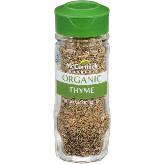 McCormick Gourmet Organic Thyme, 0.65 oz