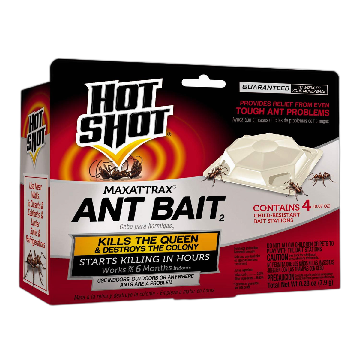 Hot Shot 2040W MaxAttrax Ant Bait, 4 Count
