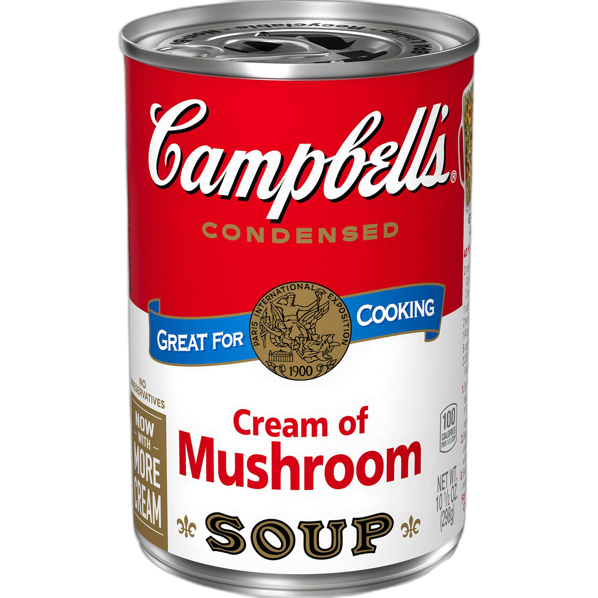 Campbell's Condensed Cream of Mushroom Soup, 10.5 oz. Can
