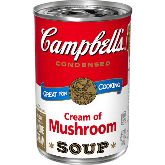 Campbell's Condensed Cream of Mushroom Soup, 10.5 oz. Can