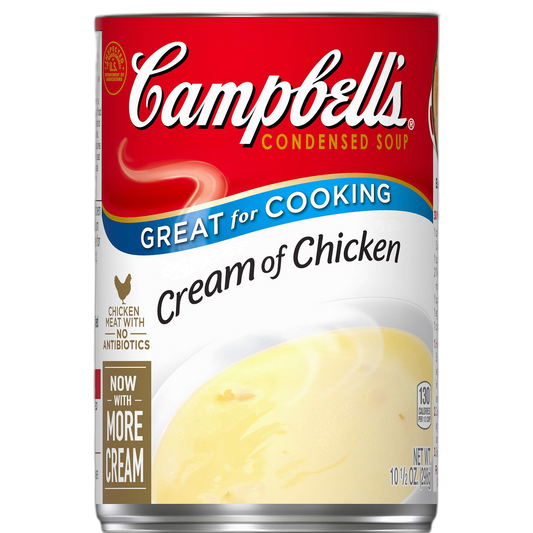 Campbell's Condensed Cream of Chicken Soup, 10.5 oz. Can
