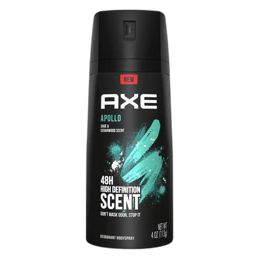 AXE Body Spray for Men Apollo 4 oz (Pack of 3)