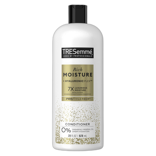 TRESemmé Rich Moisture Conditioner for Dry Hair Rich Moisture Hydrating Conditioner Formulated With Vitamin E and Biotin 28 oz (Packaging may vary)